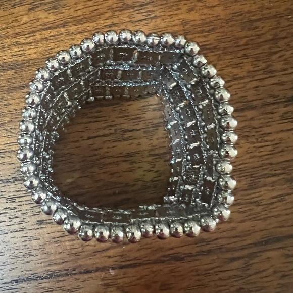 Elegant Silver Crystal Bracelet - Picture 6 of 6